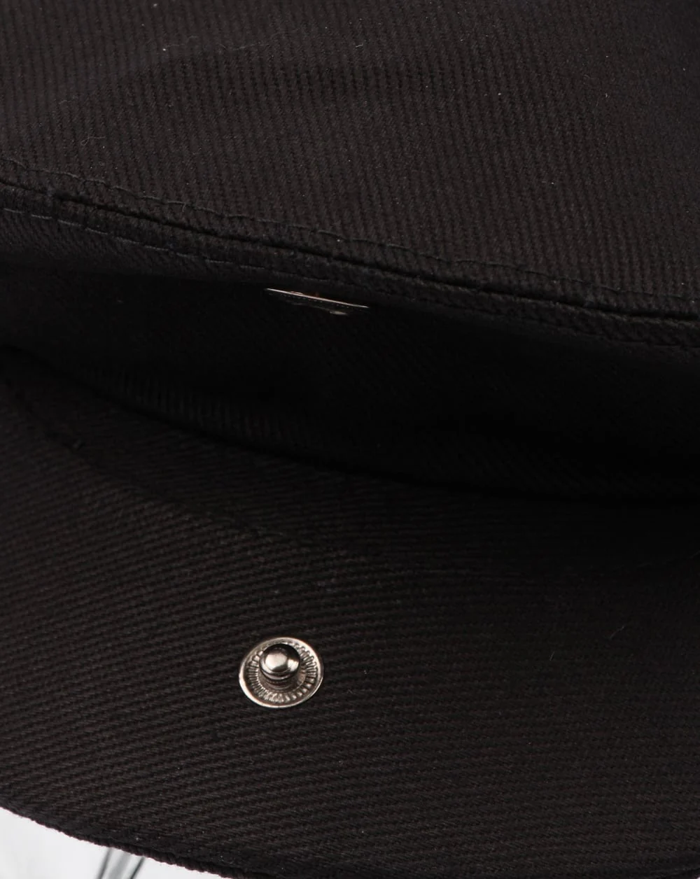 80s Casual Classics Cotton Flat Cap Black - Image 3