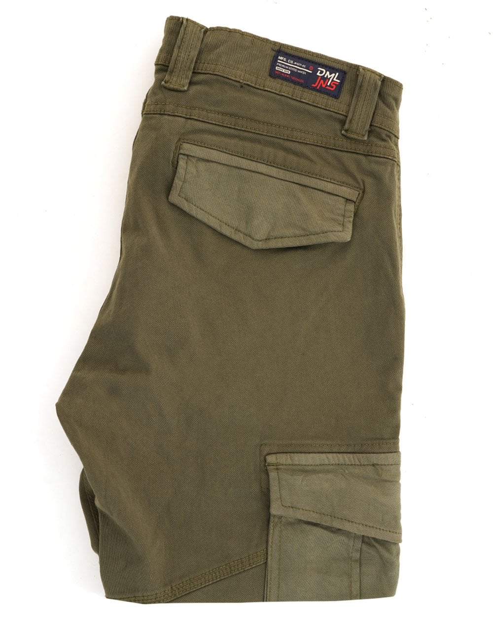 80s Casual Classics Lennon Cargo Pants Olive - Image 2