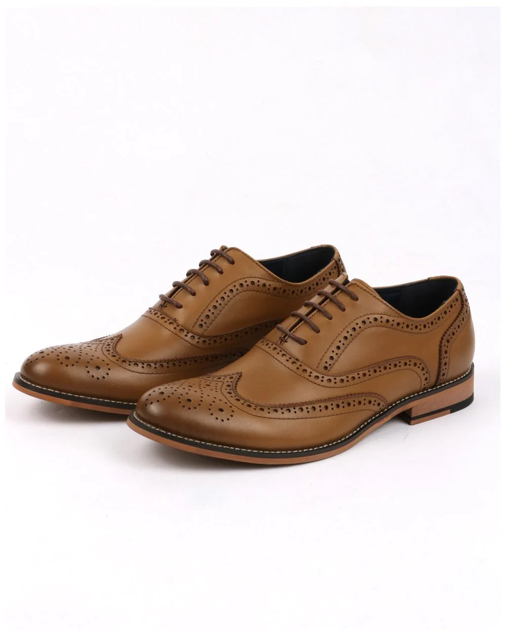 80s Casual Classics Oxford Brogues Tan - Image 3
