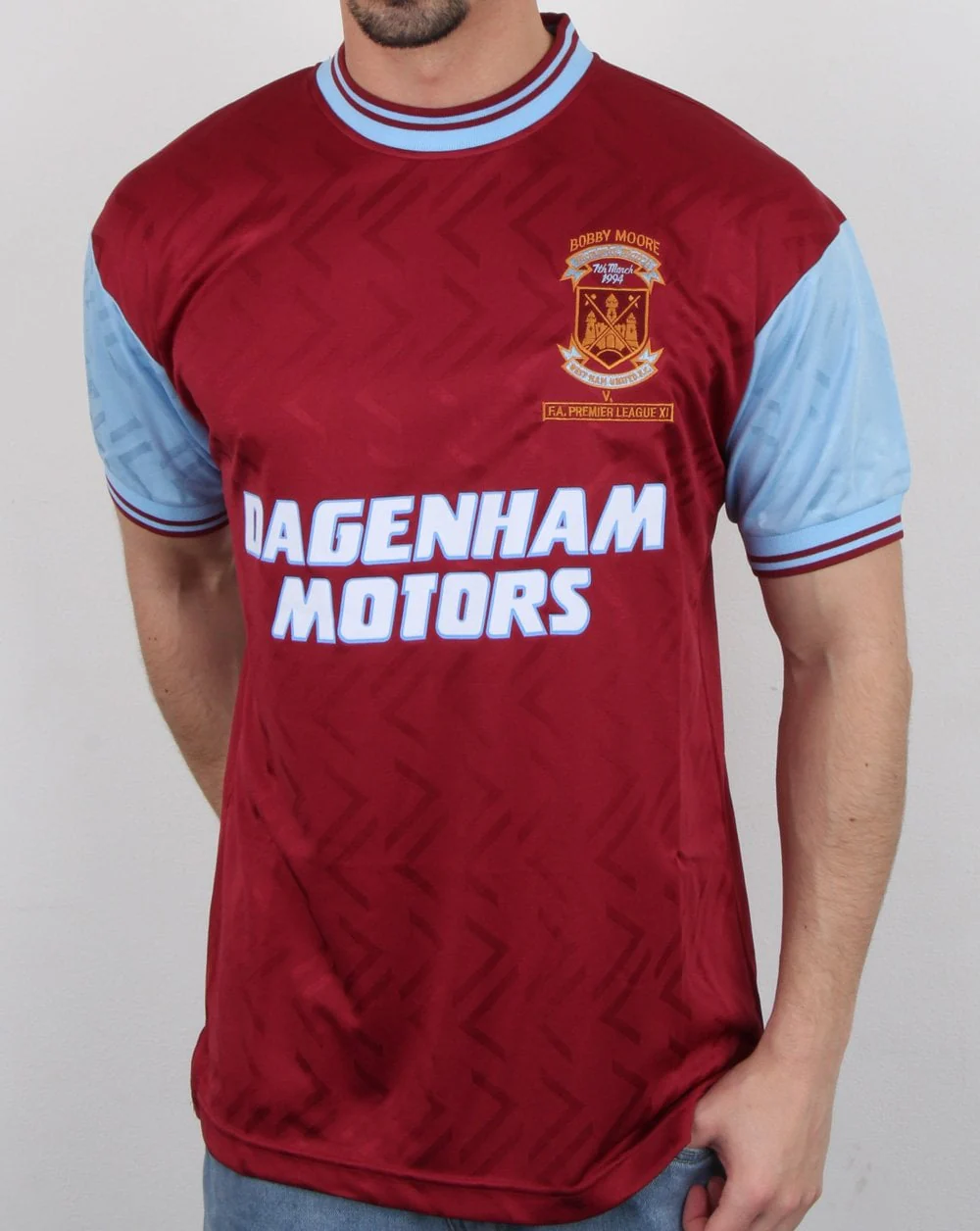 80s Casual Classics West Ham 1994 Shirt Claret - Image 2