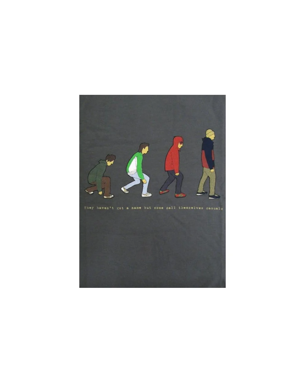80s Casuals Eighties Evolution T-shirt Charcoal