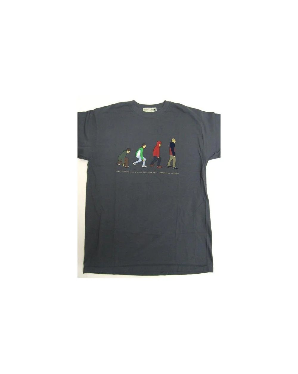 80s Casuals Eighties Evolution T-shirt Charcoal - Image 2