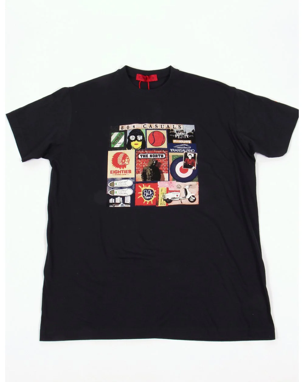 80s Casuals Sources of 80s T shirt Navy Blue - Image 2