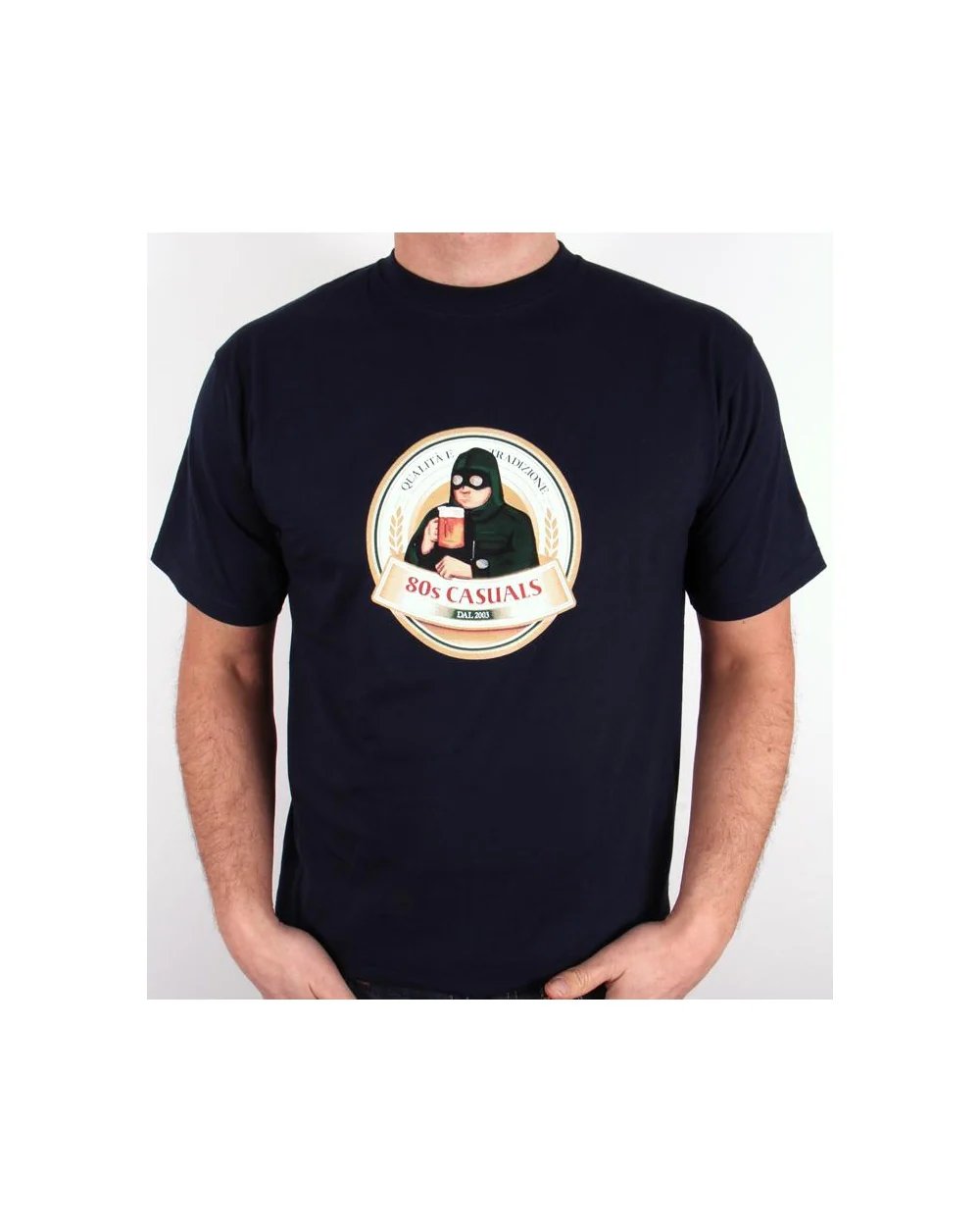 80s Casuals Tradizione T-shirt Navy - Image 2