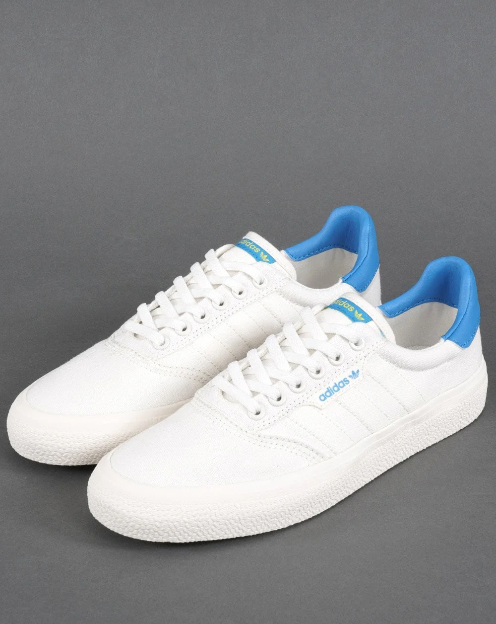 Adidas 3mc Trainers White/Blue - Image 3