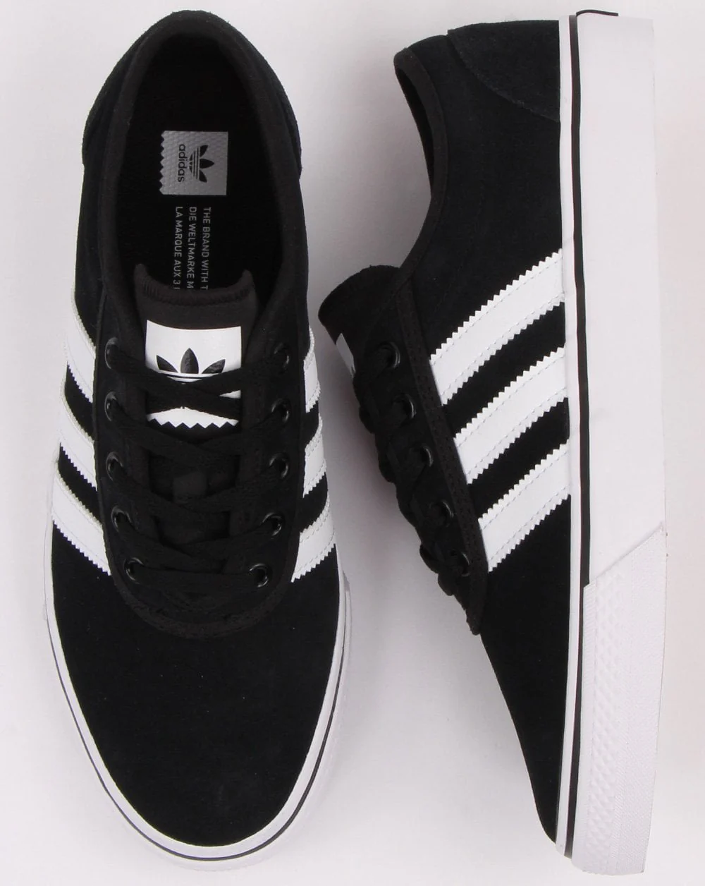 Adidas Adi-Ease Trainers Black/White - Image 2