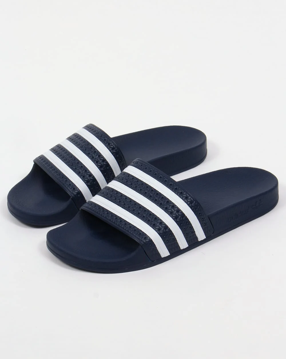 Adidas Adilette Sliders Navy/White - Image 2
