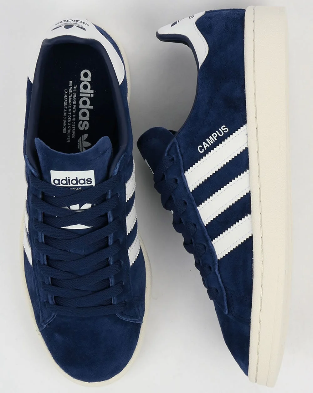 Adidas Campus Trainers Rich Navy/White - Image 4