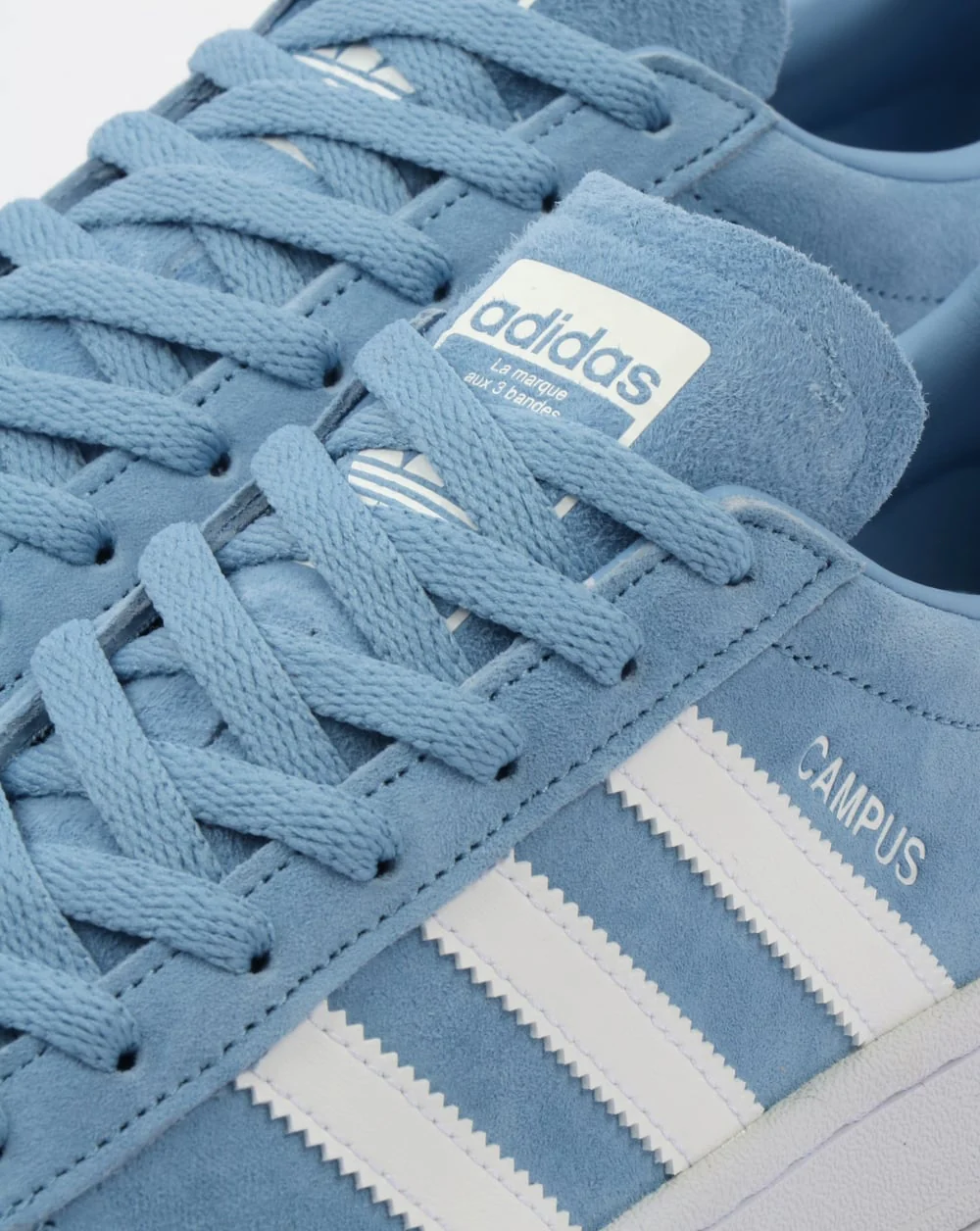 Adidas Campus Trainers Sky Blue/White - Image 3