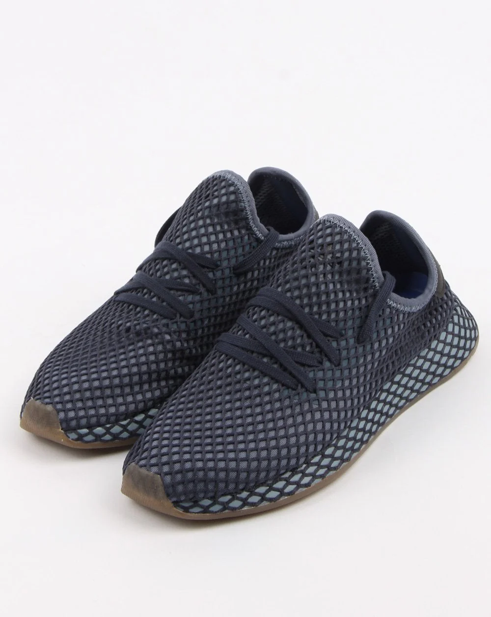 Adidas Deerupt Runner Trainers Dark Blue/ash Blue