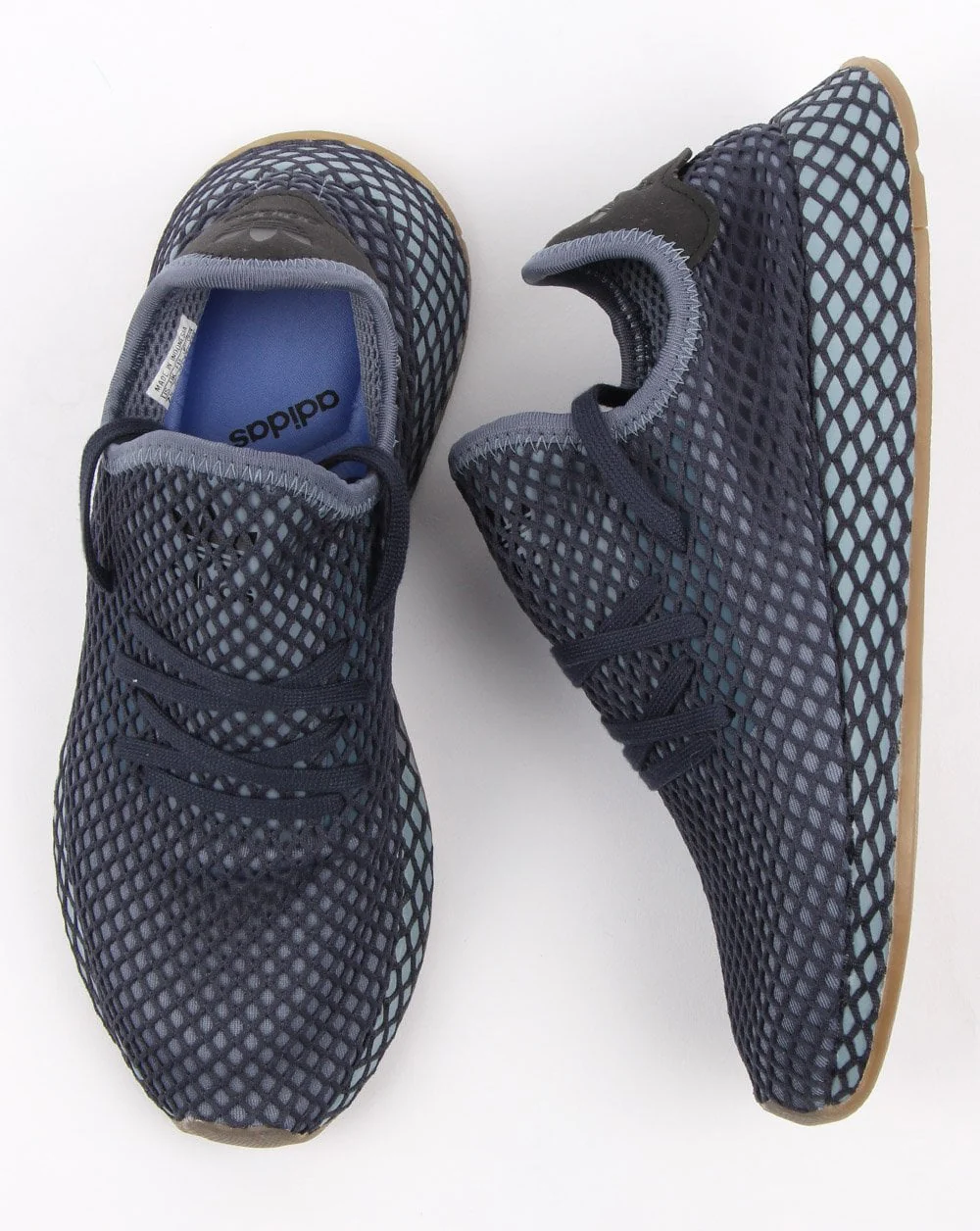 Adidas Deerupt Runner Trainers Dark Blue/ash Blue - Image 2