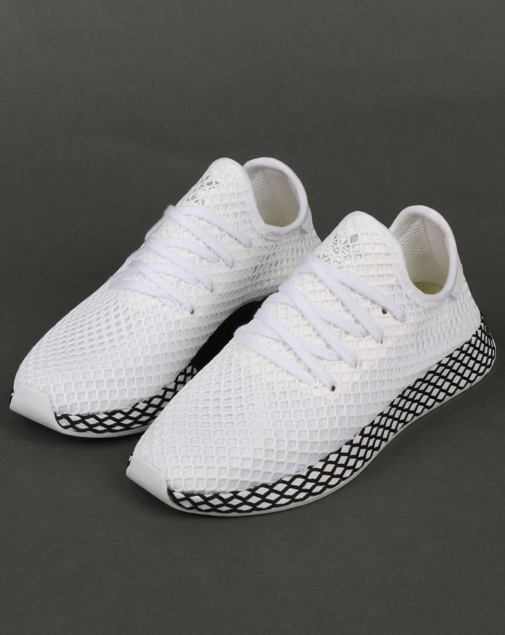 Adidas Deerupt Runner Trainers White/White/Black