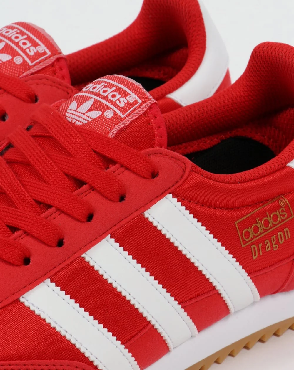 Adidas Dragon Trainers Red/White - Image 4