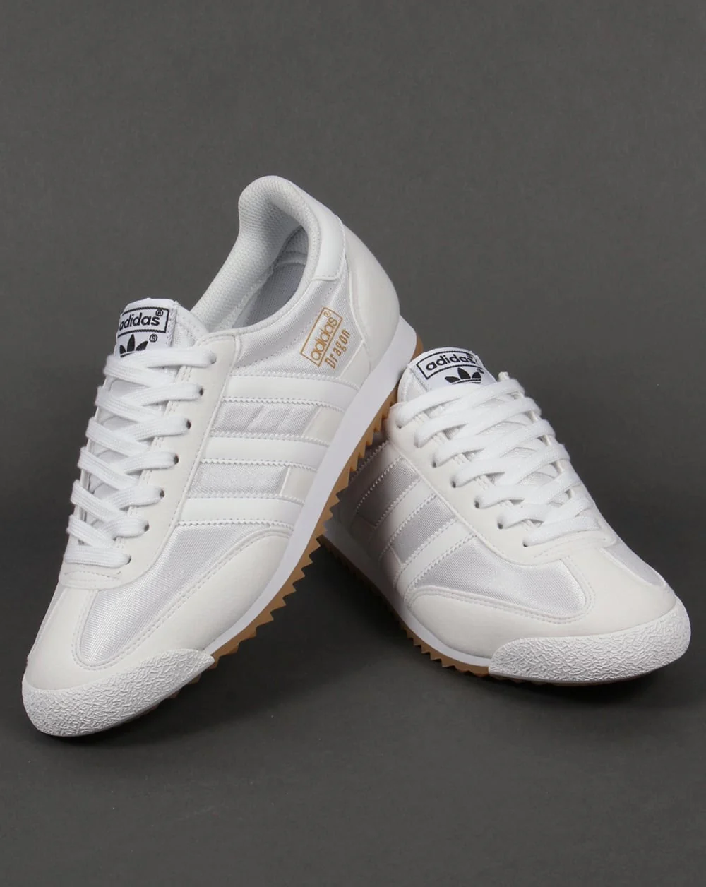 Adidas Dragon Trainers White/White - Image 3