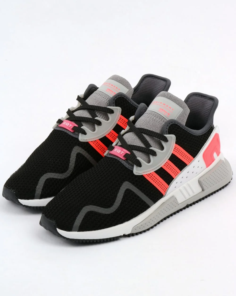 Adidas EQT Cushion Adv Trainers Black/Pink/White - Image 3