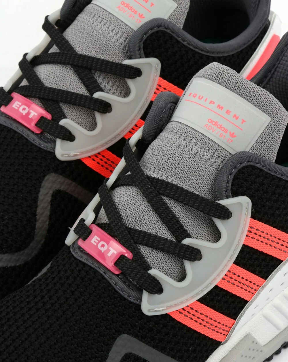 Adidas EQT Cushion Adv Trainers Black/Pink/White - Image 4