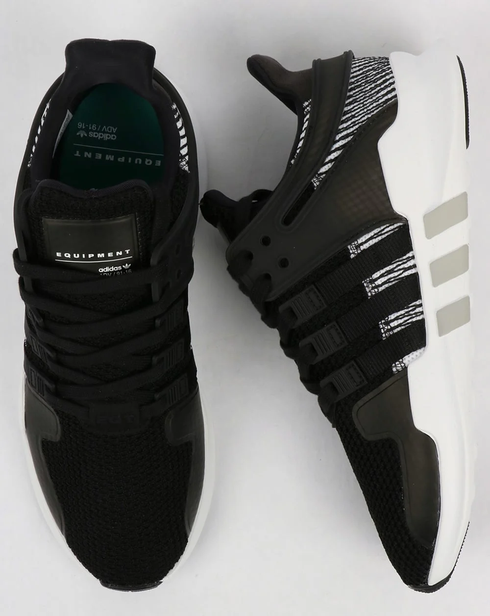 Adidas EQT Support Adv Trainers Black White - Image 2