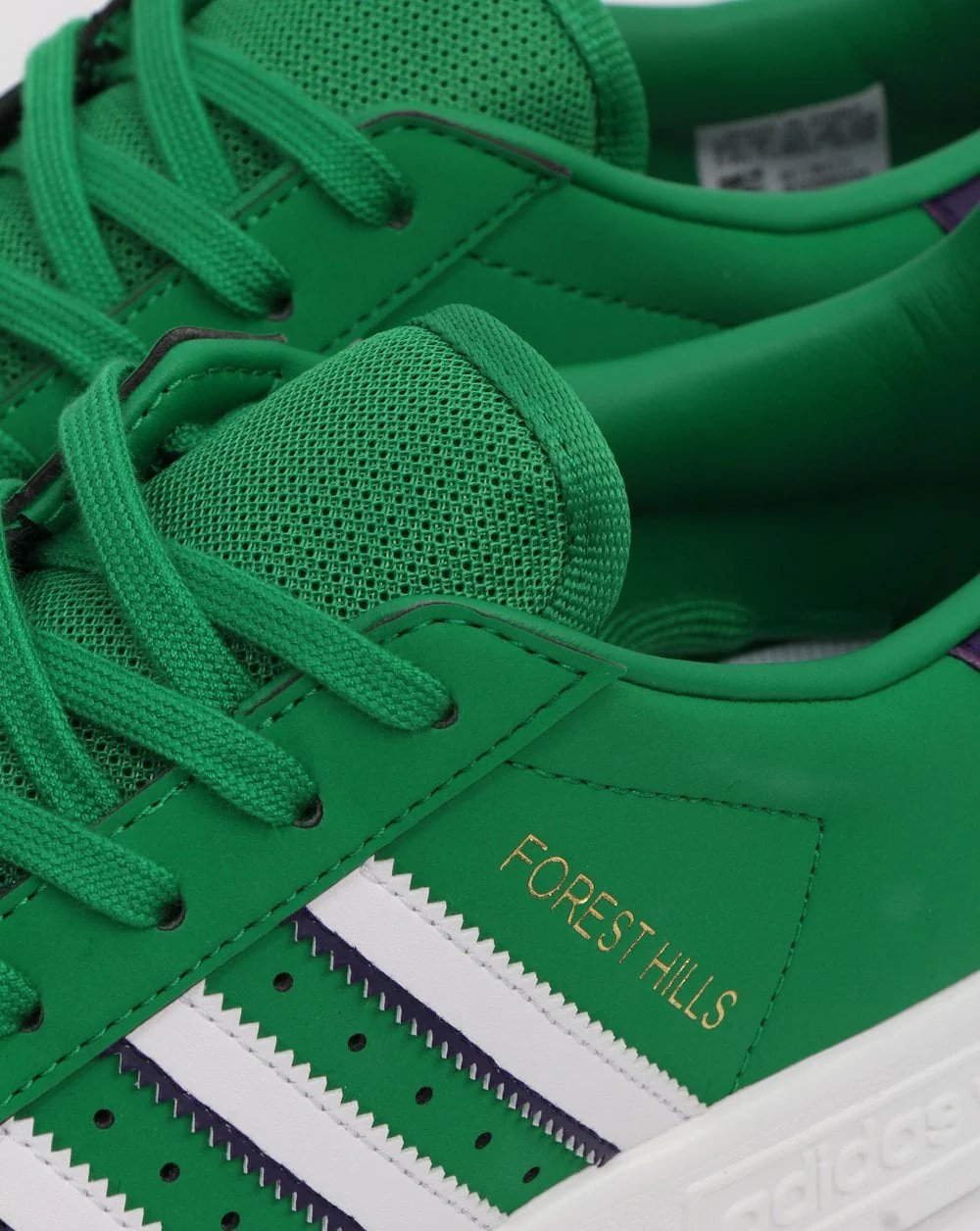 Adidas Forest Hills Trainers Green/White/Purple - Image 5