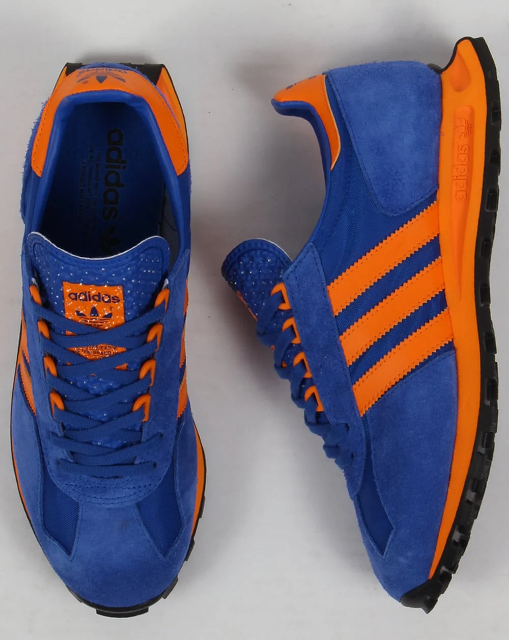 Adidas Formel 1 Trainers Blue/Orange - Image 2