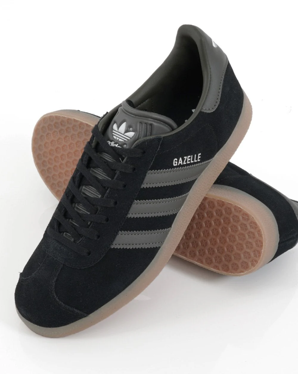 Adidas Gazelle Trainers Black/Grey - Image 2