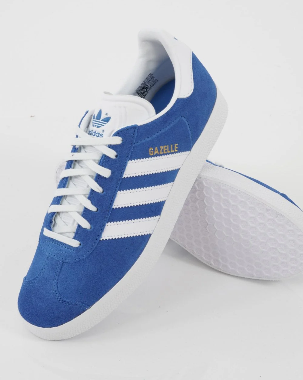 Adidas Gazelle Trainers Blue/White - Image 2