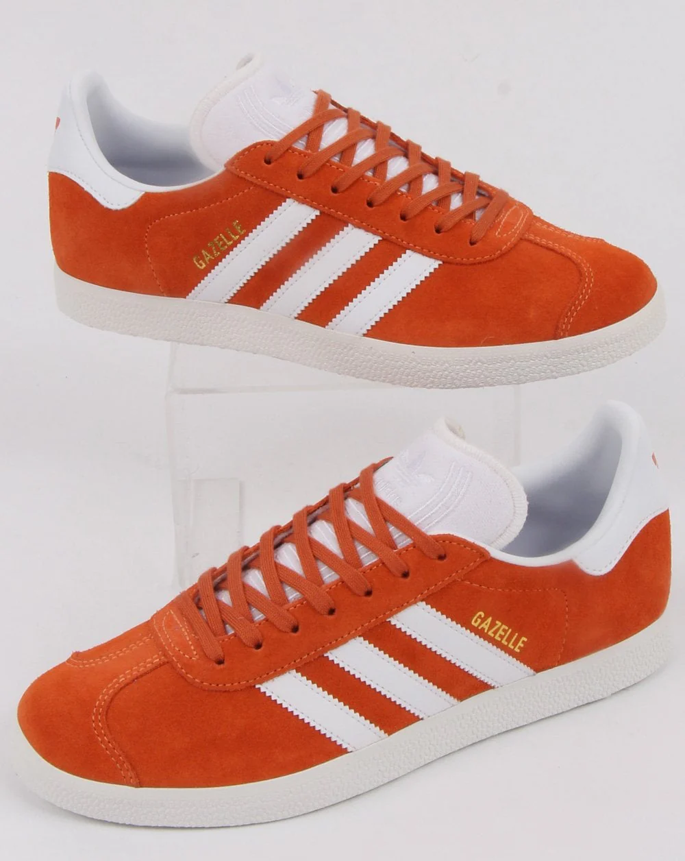 Adidas Gazelle Trainers Orange/white - Image 2