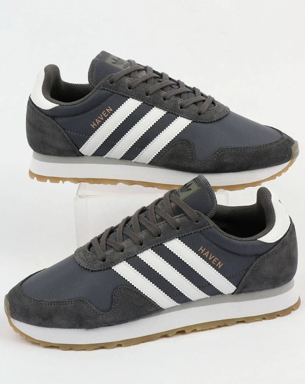 Adidas Haven Trainers Grey/White/Gum