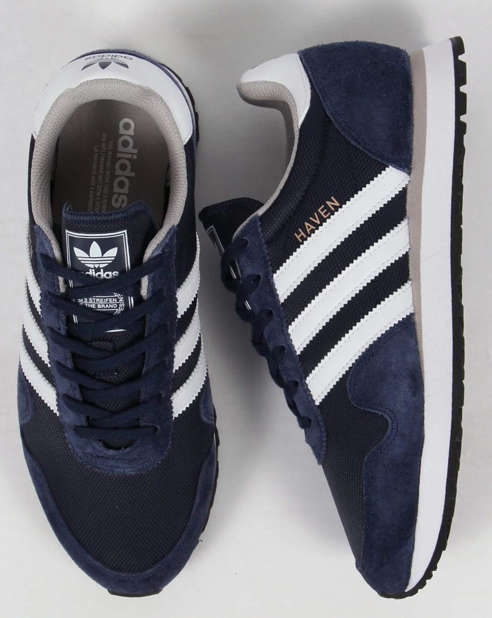 Adidas Haven Trainers Navy/White - Image 2