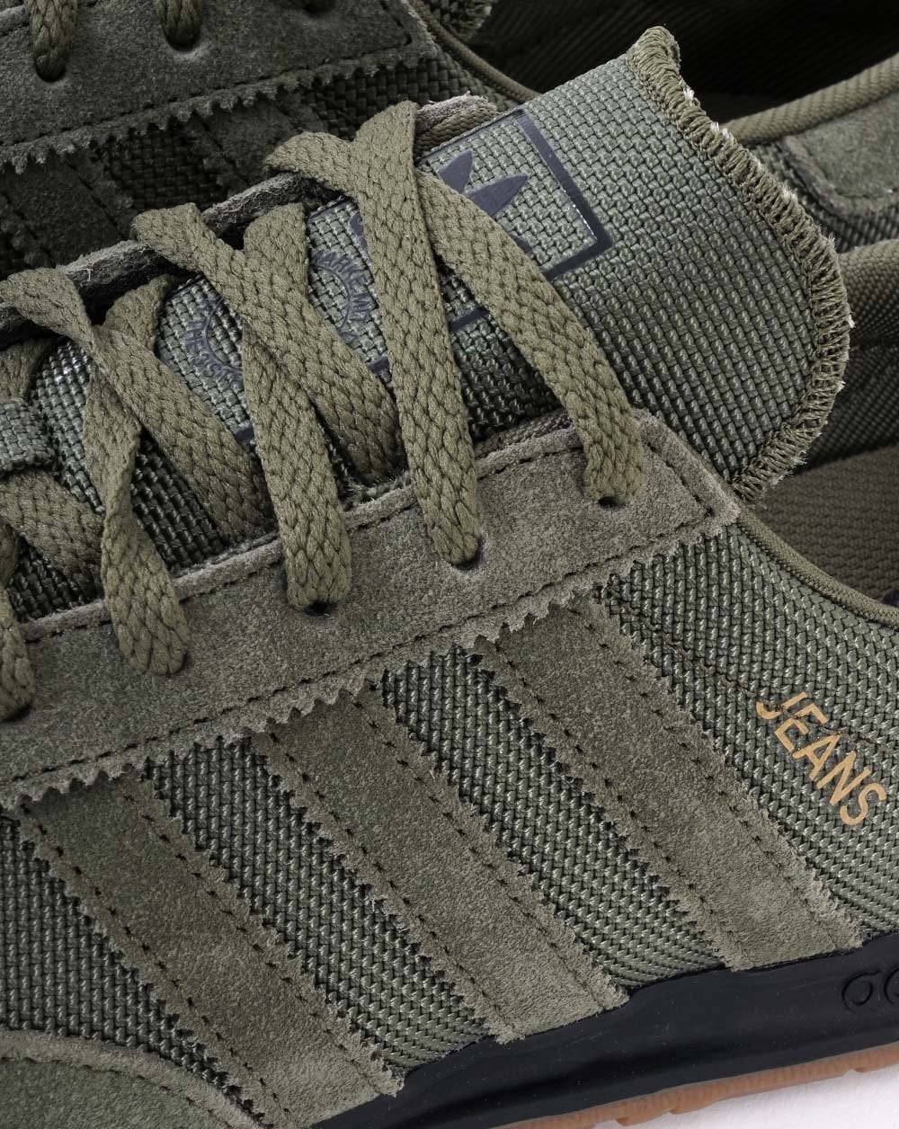 Adidas Jeans Cordura Trainers Olive - Image 3