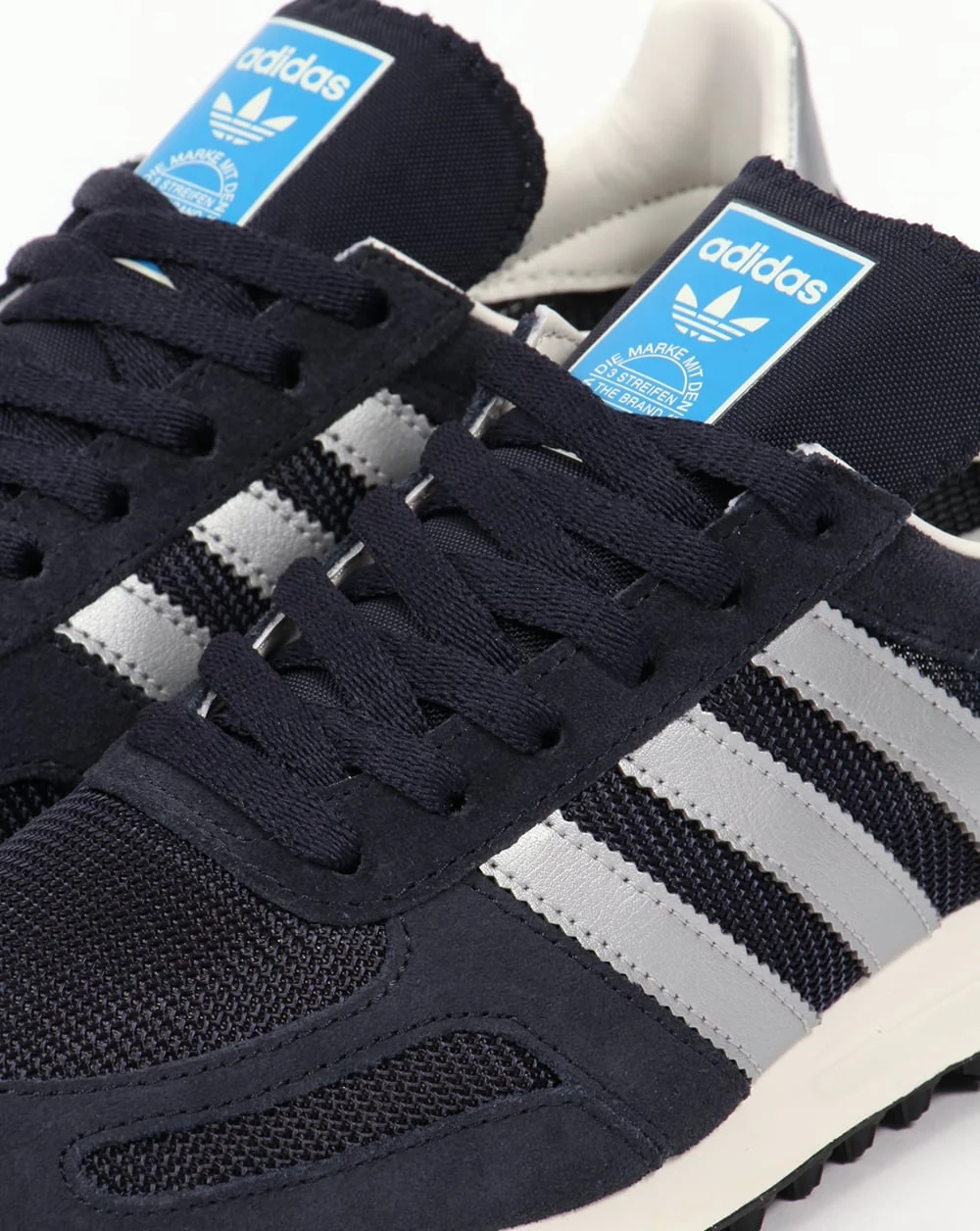 Adidas LA Trainer OG Trainers Navy/Silver - Image 3