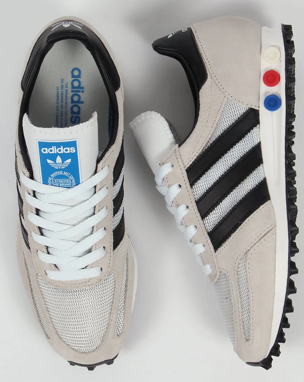 Adidas LA Trainer OG Trainers White/Black - Image 2