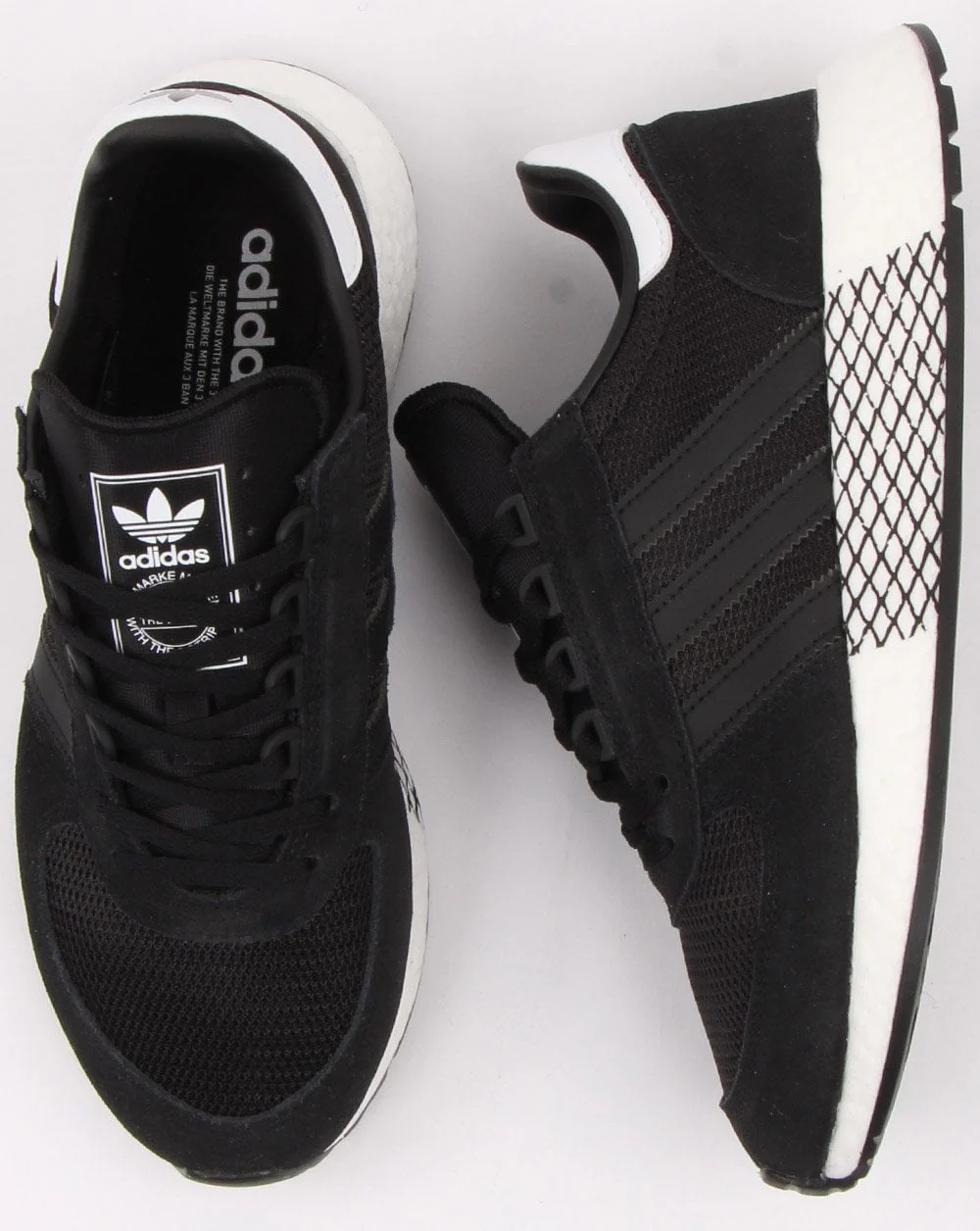 Adidas Marathon Tech Trainers Black/Black/White - Image 2