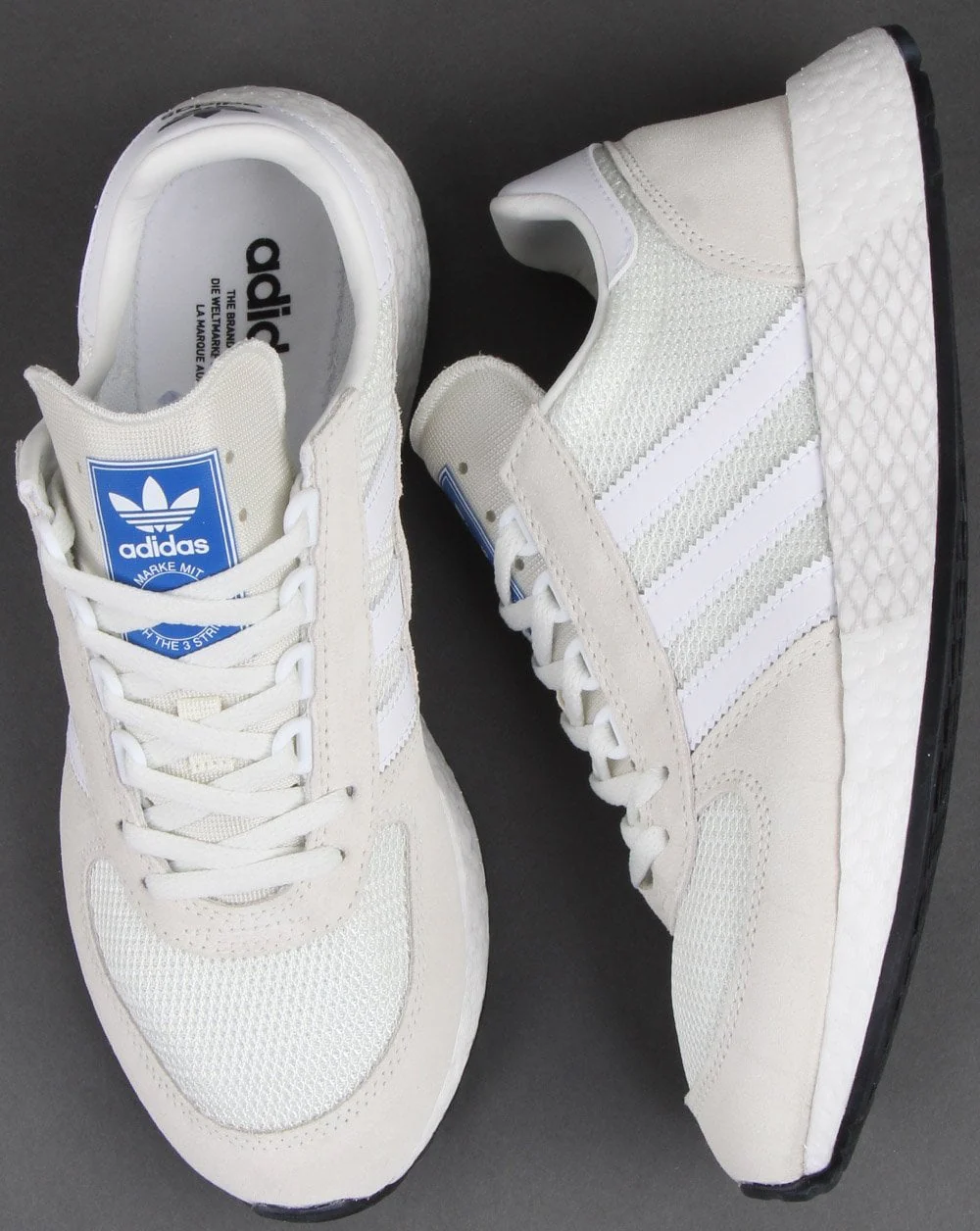 Adidas Marathon Tech Trainers Off White - Image 2