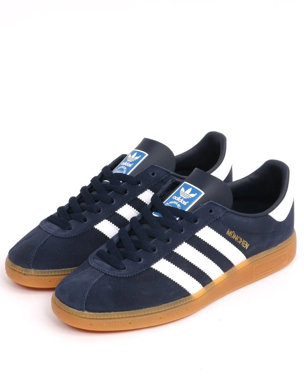 Adidas Munchen Trainers Navy/White/Gum - Image 5