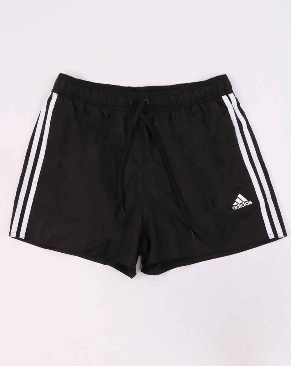 Adidas Originals 3 Stripe Swim Shorts Black