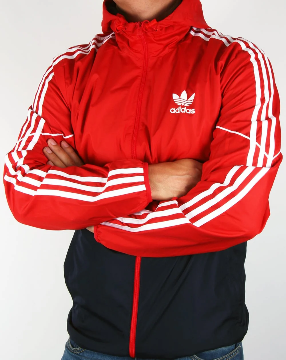 Adidas Originals Colorado Windbreaker Red/Navy - Image 2