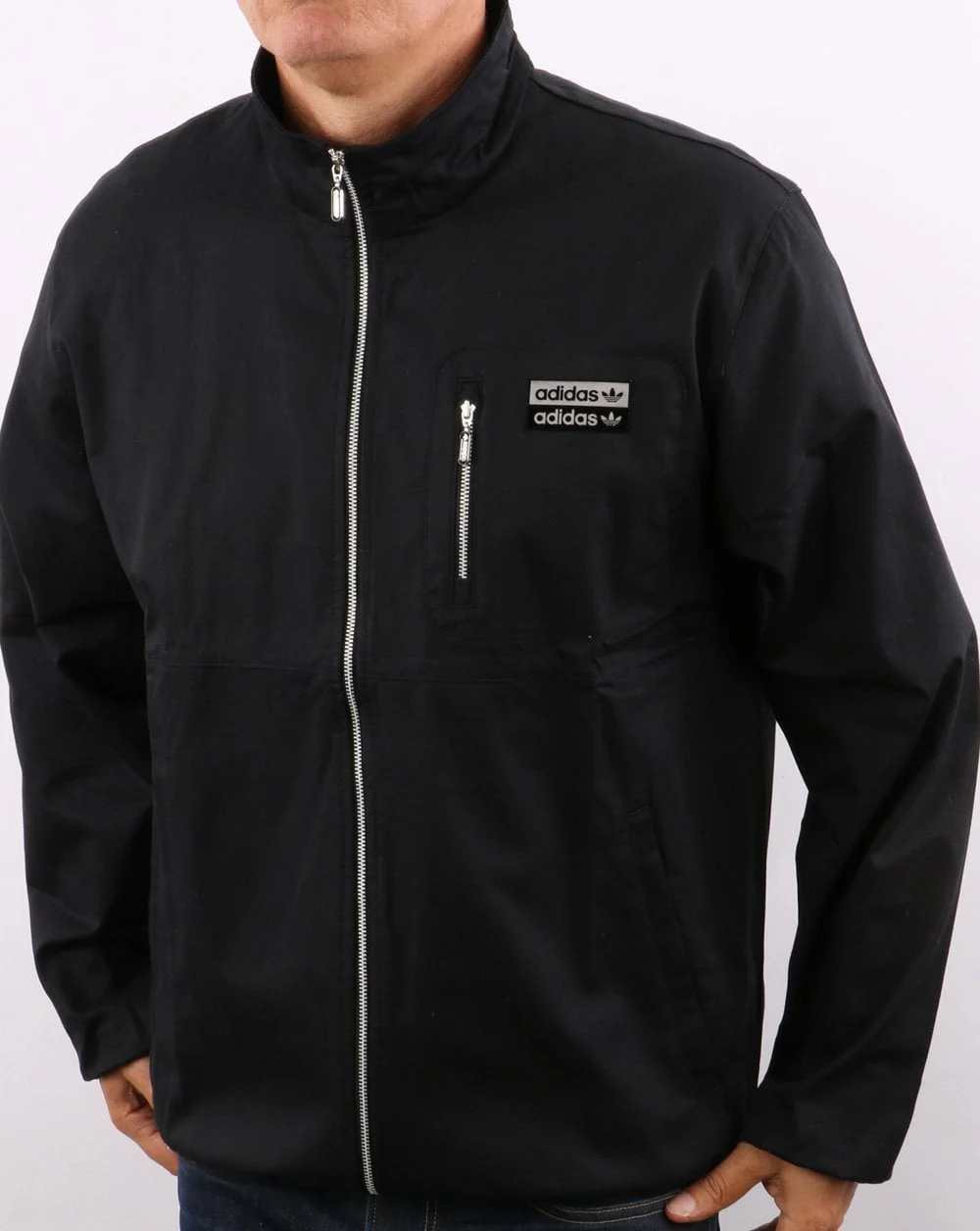 Adidas Originals Cotton Twill Jacket Black - Image 5
