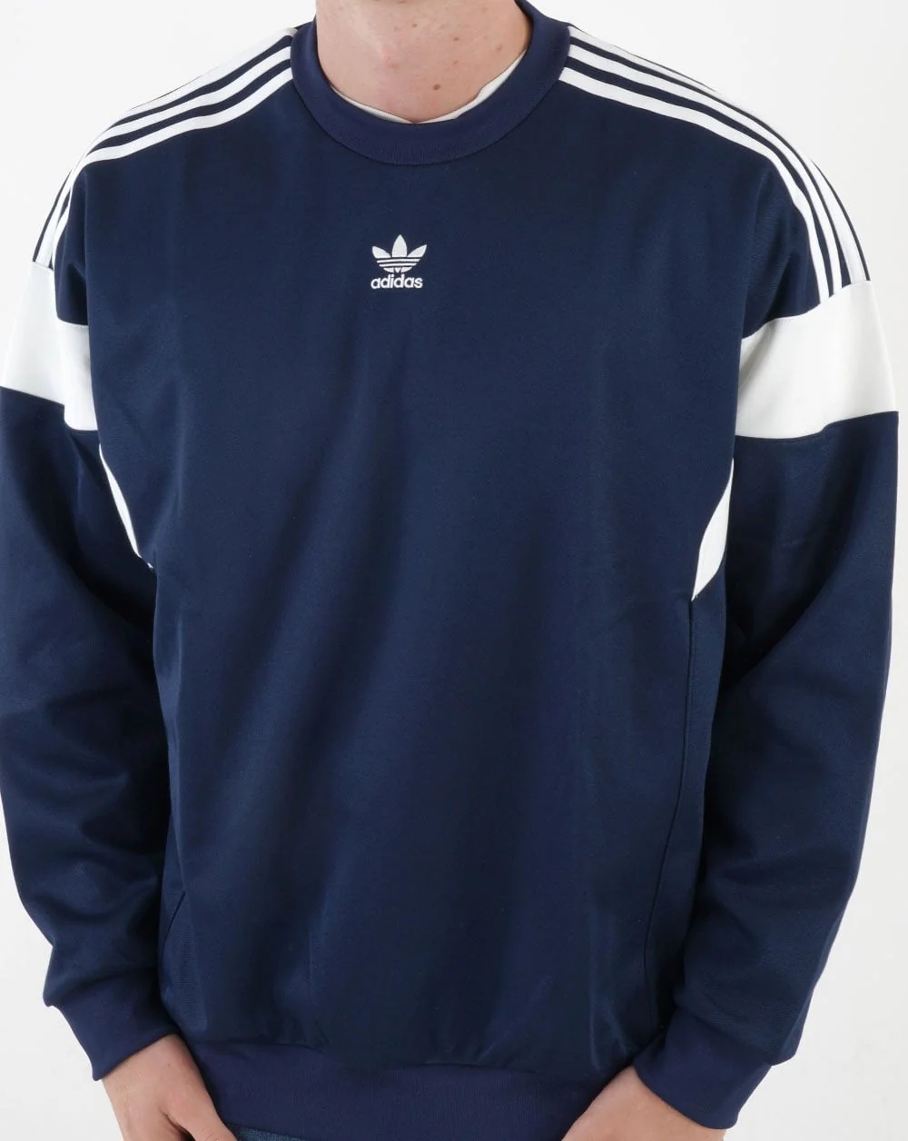 Adidas Originals Cutline Crew Sweat Night Indigo - Image 2