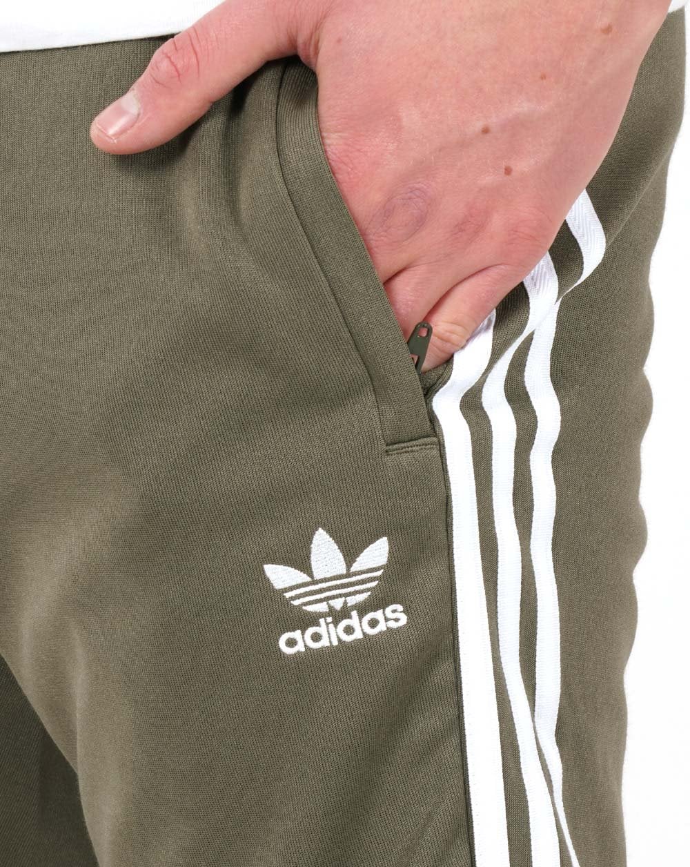 Adidas Originals Superstar Track Pants Olive Green - Image 2