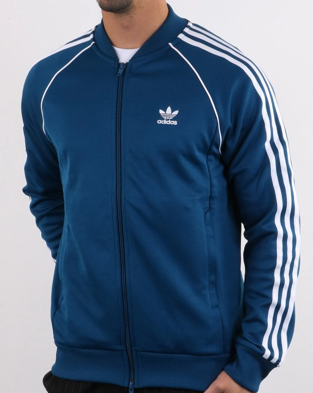 Adidas Originals Superstar Track Top Legend Marine - Image 2