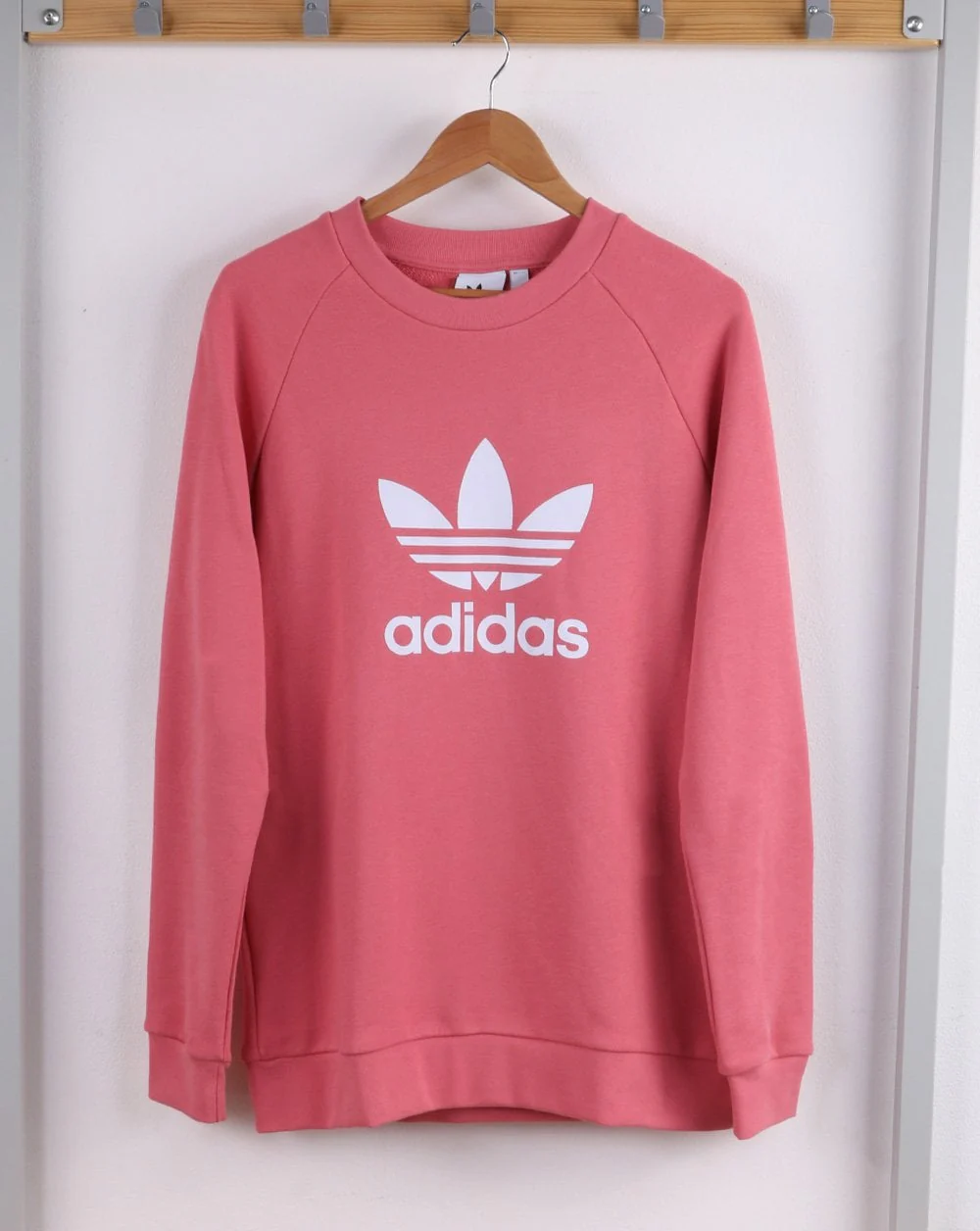 Adidas Originals Trefoil Crew Sweat Pink - Image 2