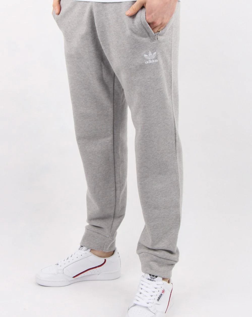 Adidas Originals Trefoil Joggers Grey Heather