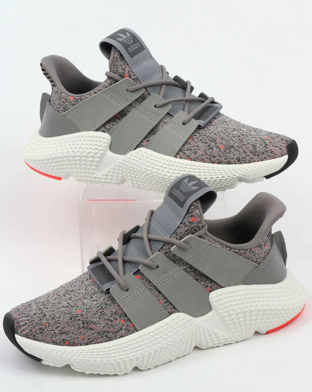 Adidas Prophere Trainers Grey/White - Image 4