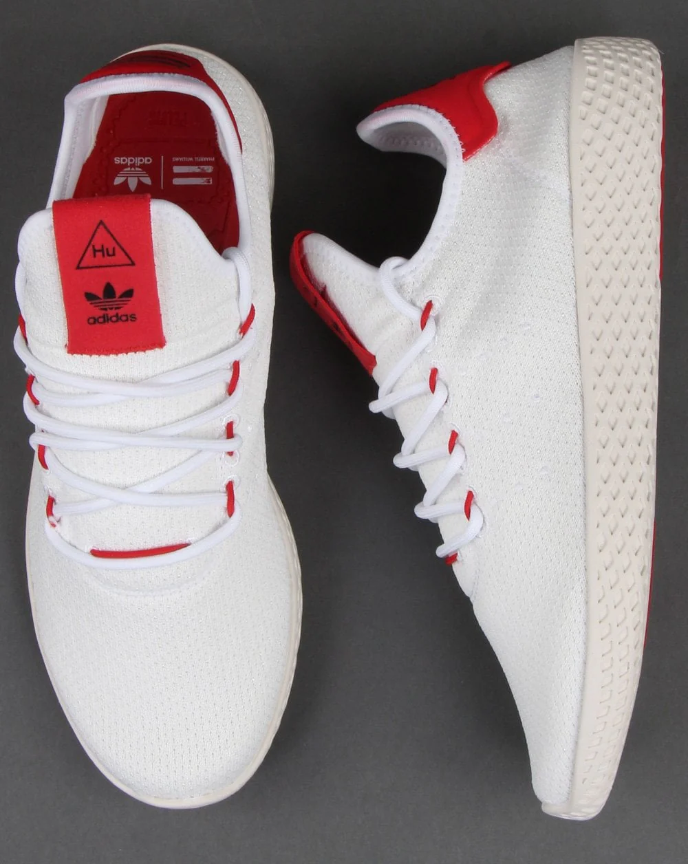 Adidas Pw Tennis Comfort Trainers White/Red - Image 2