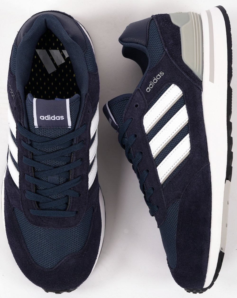 Adidas Run 80s Trainers Legend Ink/White/Grey - Image 4