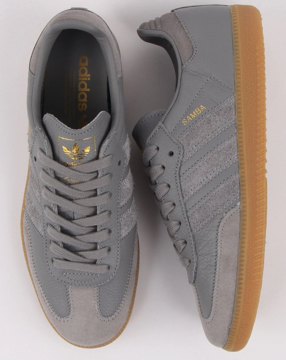 Adidas Samba Og Ft Trainers Grey - Image 2