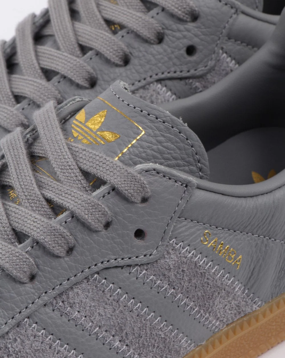 Adidas Samba Og Ft Trainers Grey - Image 4