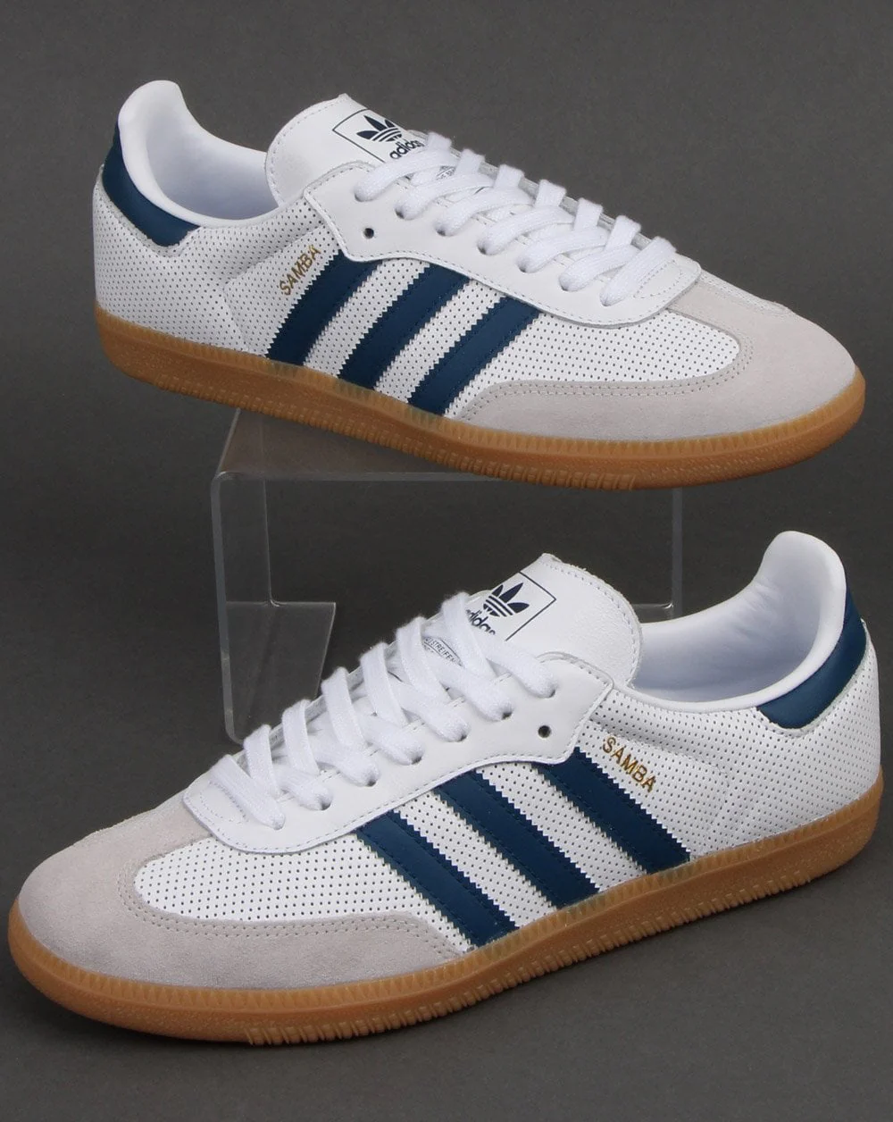 Adidas Samba Og Trainers White/legend Marine - Image 2