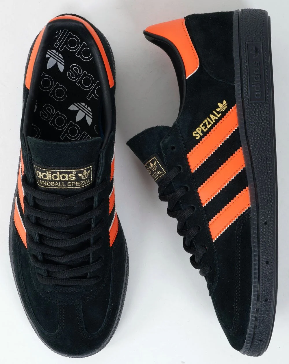 Adidas Spezial Trainers Black/Orange - Image 3