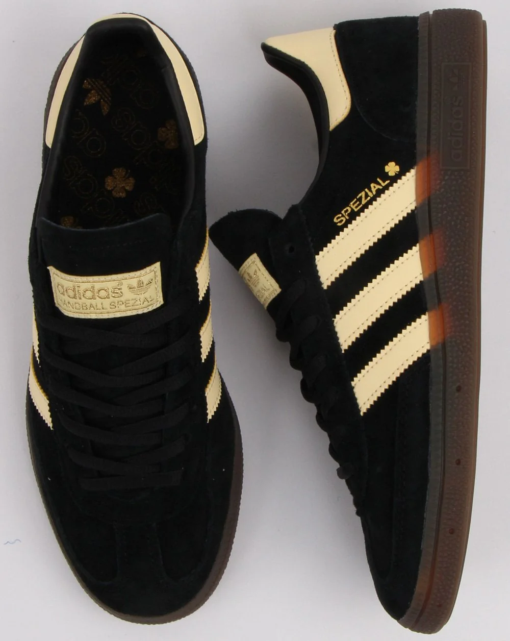 Adidas Spezial Trainers Black/Yellow Oslo - Image 2